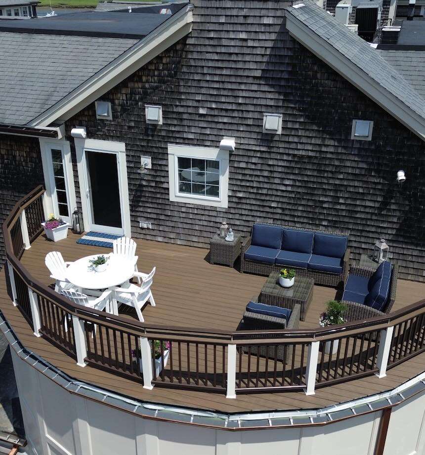 New TimberTech Deck Installation in Scituate, MA