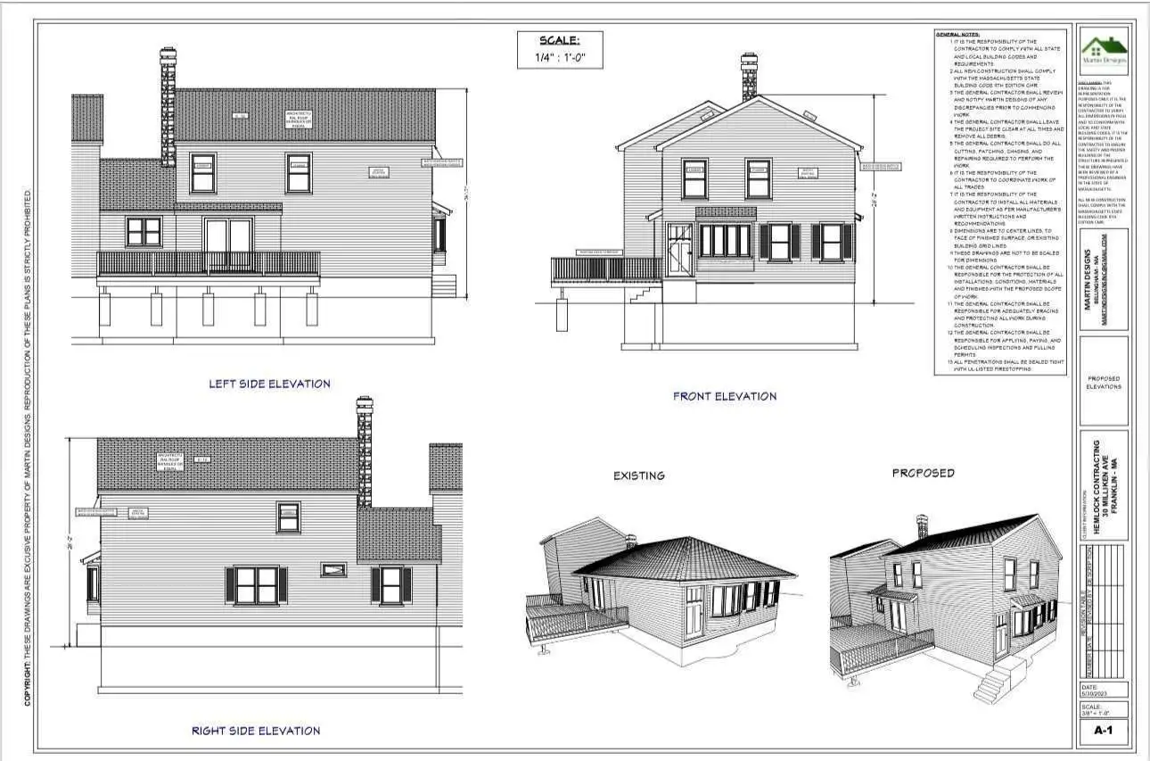 Exterior design of the house starting on the roof range and side angle in worcester ma